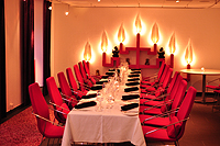 Interiör från Svanenmärkta Linnéa Art Restaurant. Foto: Petrus Orrbeck