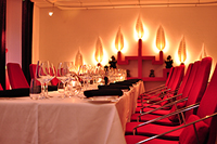 Interiör Svanenmärkta Linnéa Art Restaurant. Foto: Petrus Orrbeck