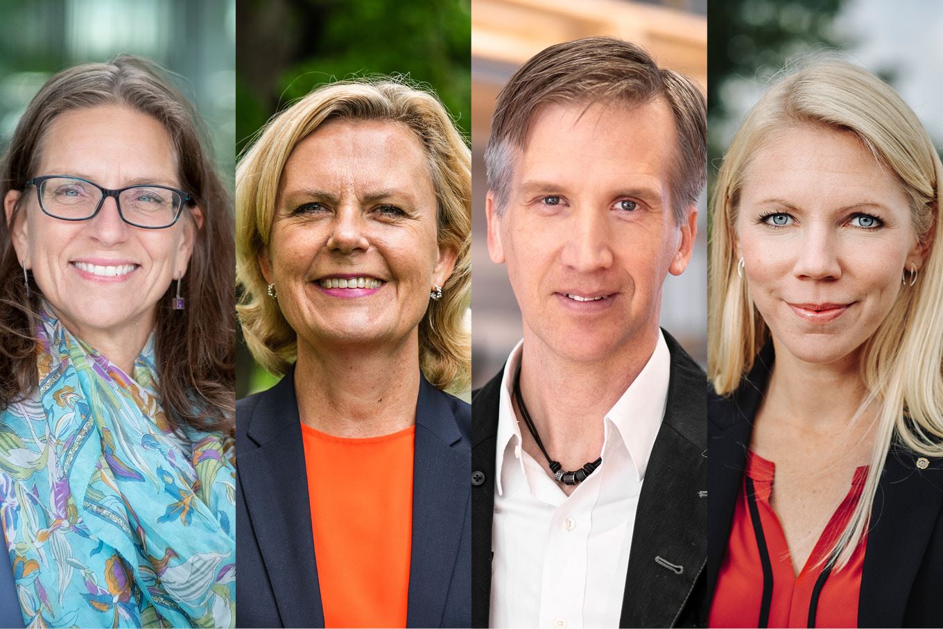 Bild på Anna Linusson, Katarina Areskoug, Magnus Nikkarinen och Erika Halling