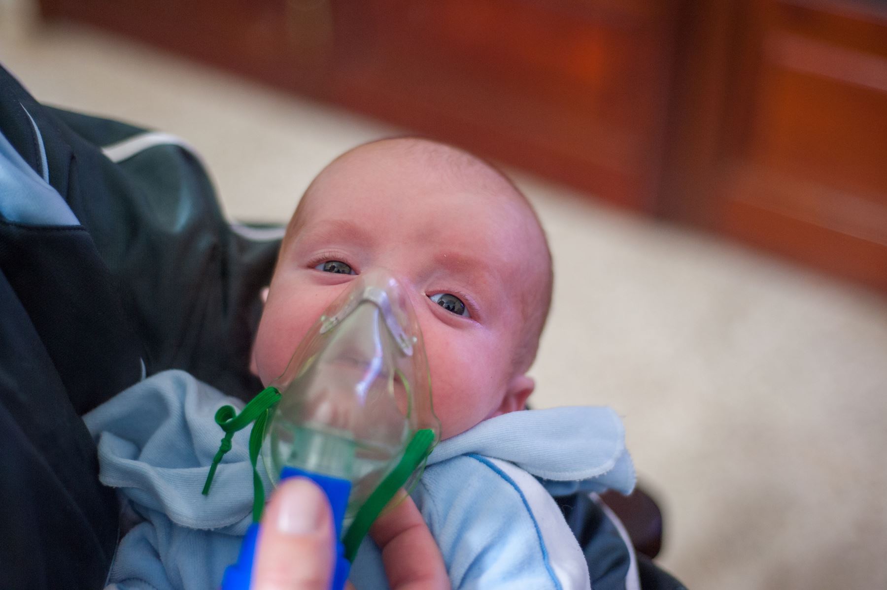 Syrgasmask som kan Svanenmärkas enligt de nya kraven för medicinska produkter i plast och silikon